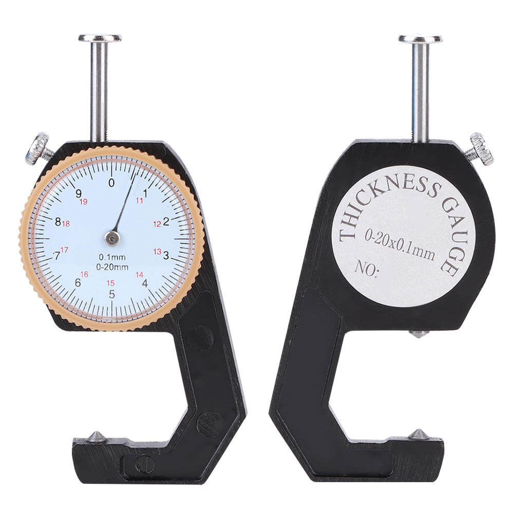 Máy Đo Độ Dày Vòng Quay Số Chính Xác Công Cụ Đo Đầu Nhọn Bằng Phẳng Phạm Vi 0 20 Mm