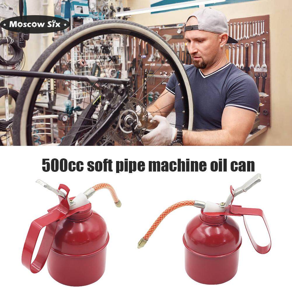 [Moscow Six] 500cc Hose Lubricating Machine Oil Injector Can Refueling