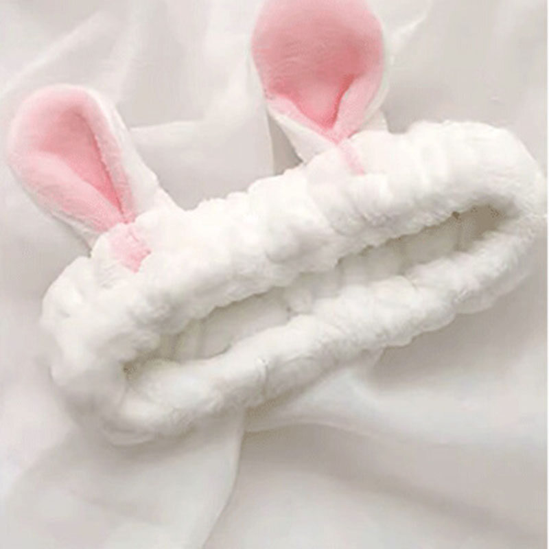 【ZNBY】băng Đô Để Rửa Mặt Nơ Trang Điểm Băng Đô Giữ Tóc Co Giãn Cho Bé Gái Băng Đô Tai Turban Phụ Kiện Tóc