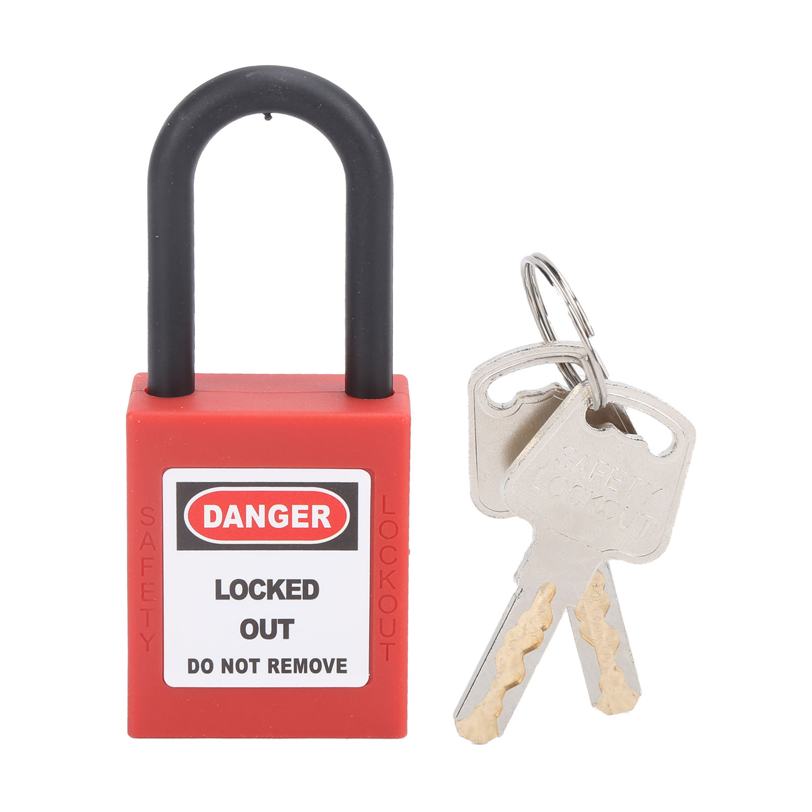 Electrical Padlock, Durable Lockout Tagout Lock Corrosion Resistant for Equipment Maintenance Shutdown and Lockout for Isolation Level Locking
