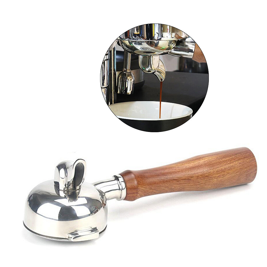 Baoblaze 58mm Portafilter with Spout for Expobar E61 Coffee Machine, Stainless Steel