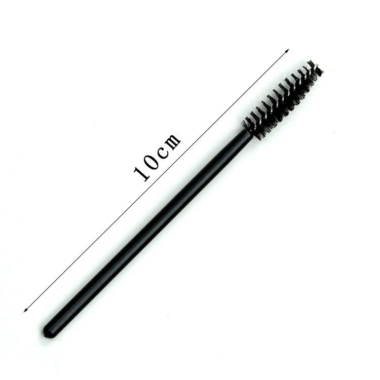 50 Cái Một Gói Bàn Chải Mascara Mắt Dùng Một Lần Dụng Cụ Uốn Cong Lông Mi Rắn Xoắn Ốc Bàn Chải Lông Mày Lược Trang Điểm