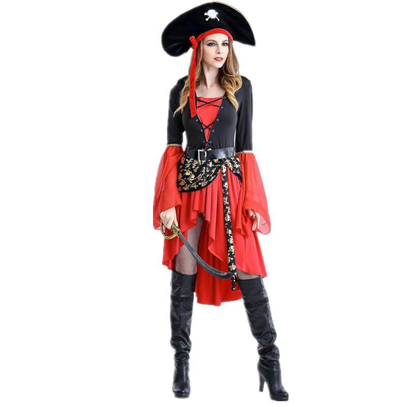 Sexy Women Pirate Costume Woman Plus Size Female Halloween Fancy Party Dress Carnival Adult Pirate Jack Sparrow Cosplay Costumes