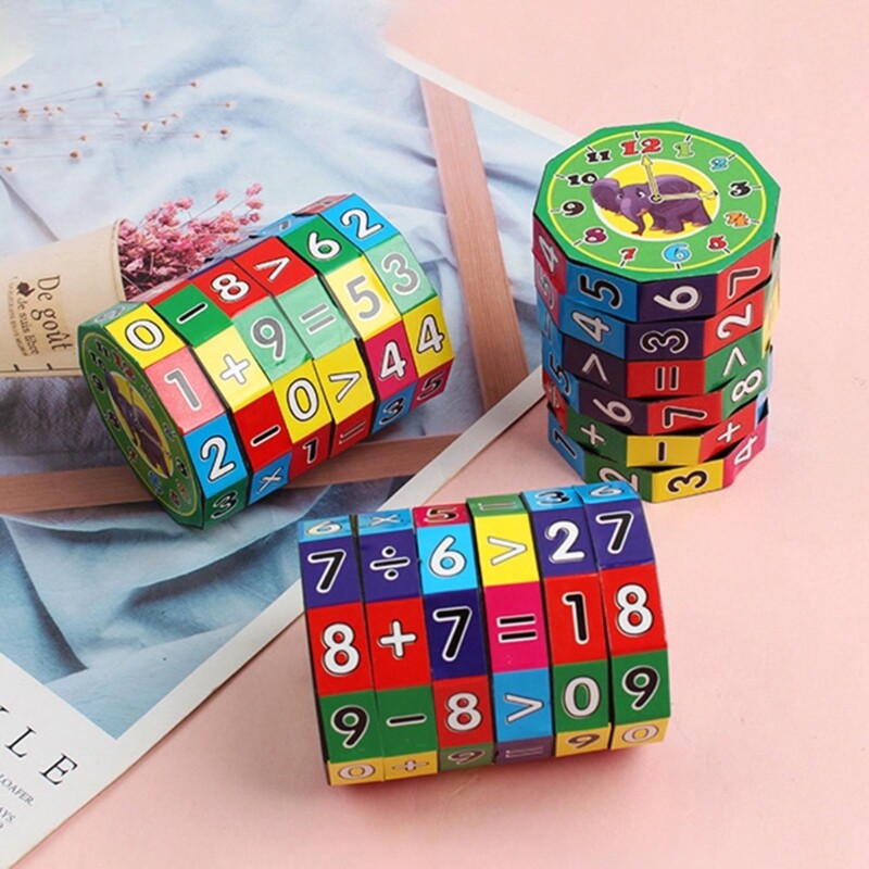 Montessori Khối Lập Phương Thần Kỳ Đồ Chơi Toán Học Trò Chơi Học Tập Toán Học Hoạt Động Đồ Chơi Học Tập Mầm Non Công Cụ Hỗ Trợ Giảng Dạy Cho Trẻ Mẫu Giáo