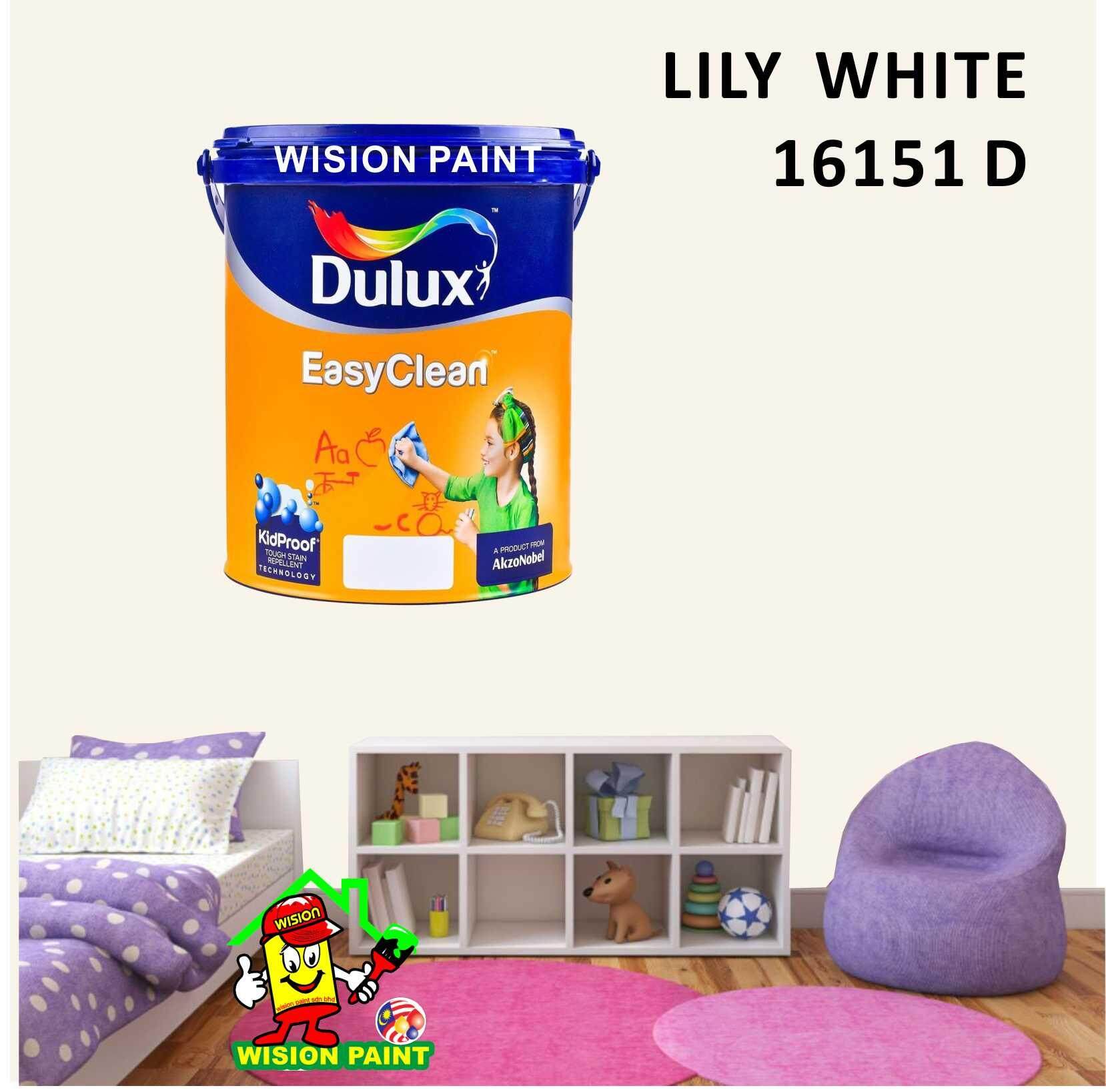 LILY WHITE 16151 D ( 5L ) ICI DULUX EASY CLEAN / EASYCLEAN INTERIOR ...