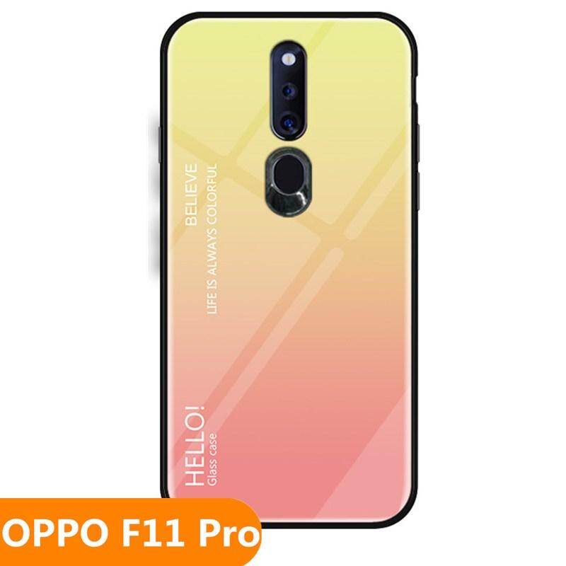 Zeallion Ốp Lưng Kính Cường Lực Gradient Cho "OPPO F11 Pro" Ốp Bảo Vệ Điện Thoại