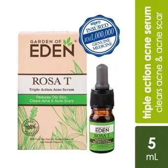 Alpro Pharmacy Garden Of Eden Rosa T Acne Serum 5ml Clears Acne Acne Scar Lazada