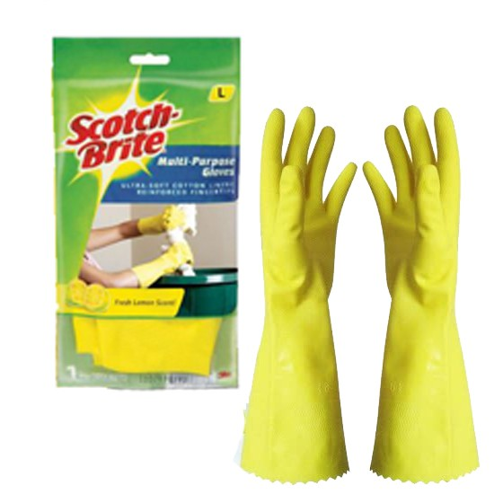 3M Scotch Brite Multi Purpose Gloves (1 Pc/Pack) (Large) Lazada
