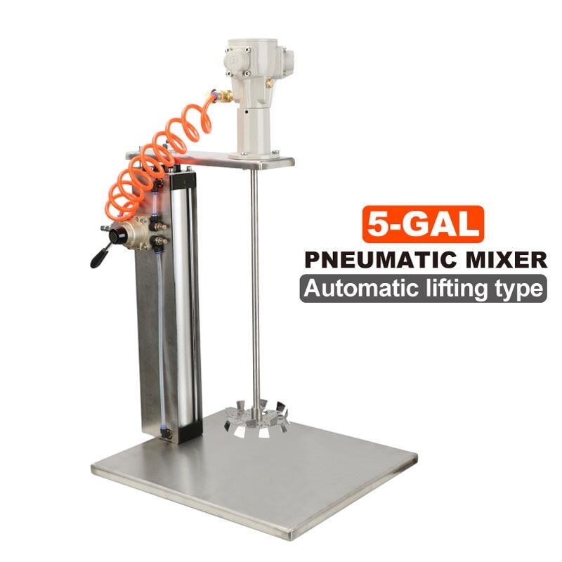 Automatic Lifting Pneumatic Paint Mixer Ink Mixing Machine 5 Gallons 20L Y 