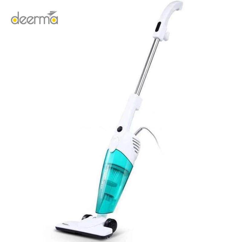 [Free Shipping][6 Months Warranty ] Deerma 118C 2 in 1Push-Rod Handheld Vacuum Cleaner (Blue) Singapore