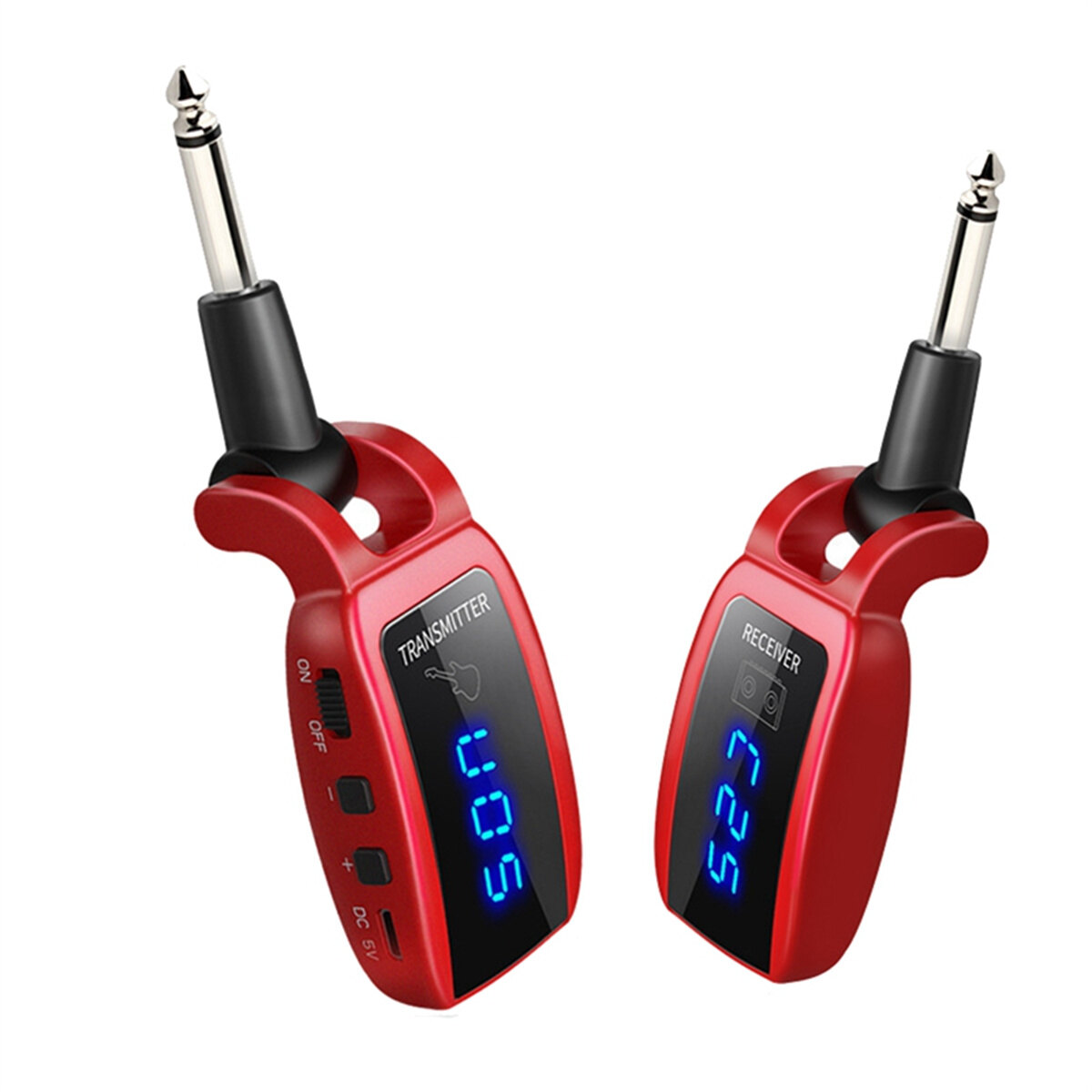 Guitar hệ thống không dây không dây có thể sạc lại Guitar Máy thu phát Set Đàn Ghi-ta Bass điện Pick up của Guitar accessaries
