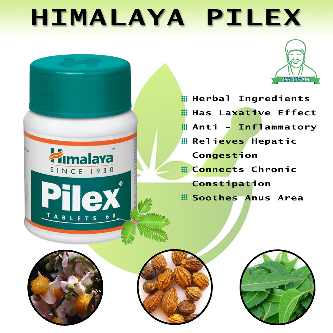 Himalaya Pilex Tablets 60s Helps Combat Haemorrhoids Hemorrhoids Piles ...