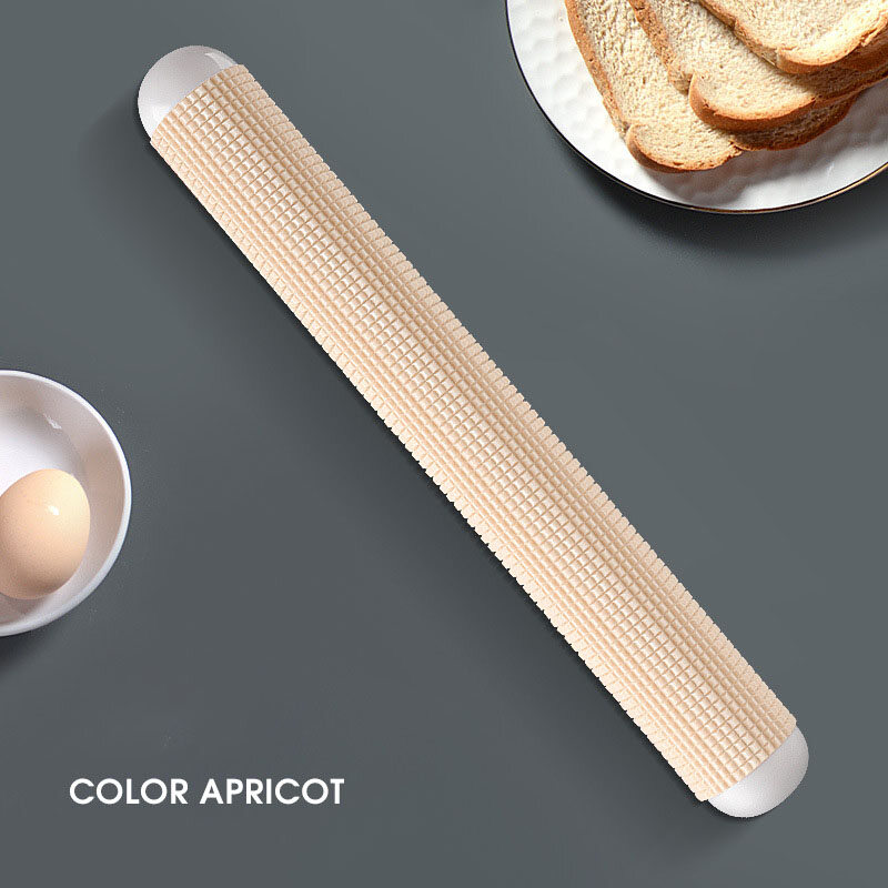 Houseeker Non-Stick Rolling Pin Plastic Floating Point Designed Exhaust Rolling Pin Pastry Roller Embossing Baking Tools