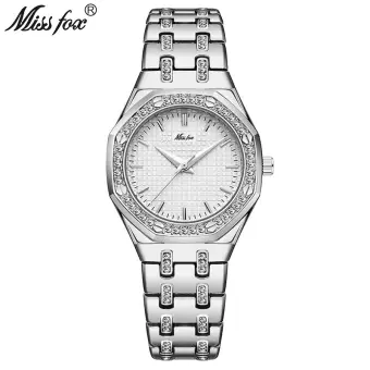 womens gold watch with diamonds