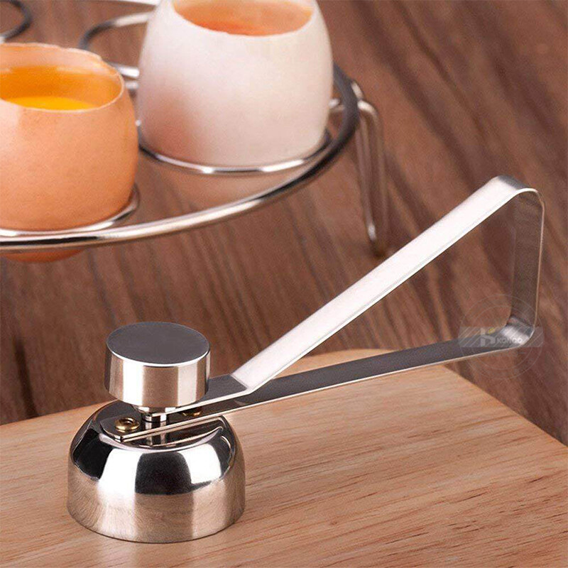 Dụng Cụ Cắt Đầu Trứng KONCO, Công Cụ Mở Vỏ Trứng Bằng Thép Không Gỉ Cho Trứng Luộc Kỹ Mềm, Dụng Cụ Cắt Trứng Dụng Cụ Nhà Bếp