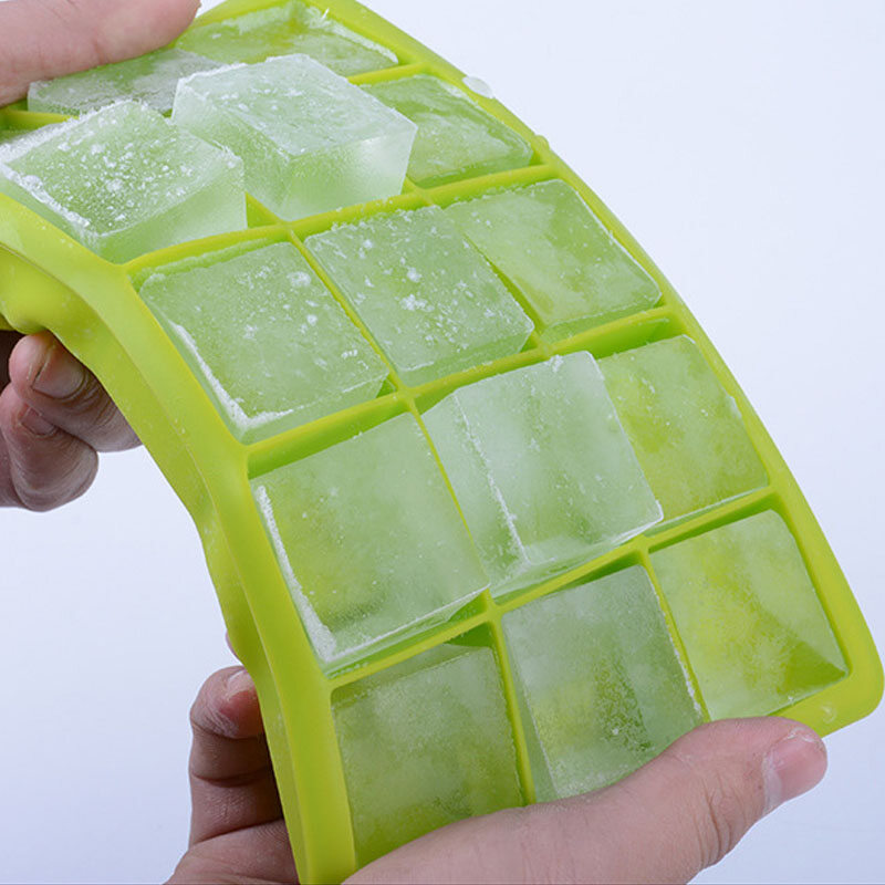 Houseeker Square silicone mold trays ice cube maker ice making party cake decorating tools