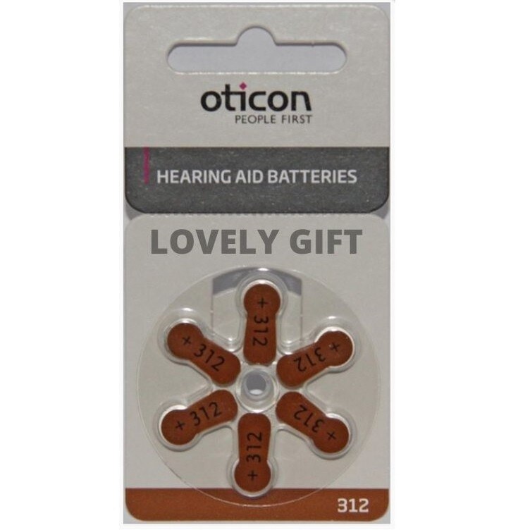 Promo Oticon Hearing aid battery Bateri Alat Pendengaran Size 312 Lazada