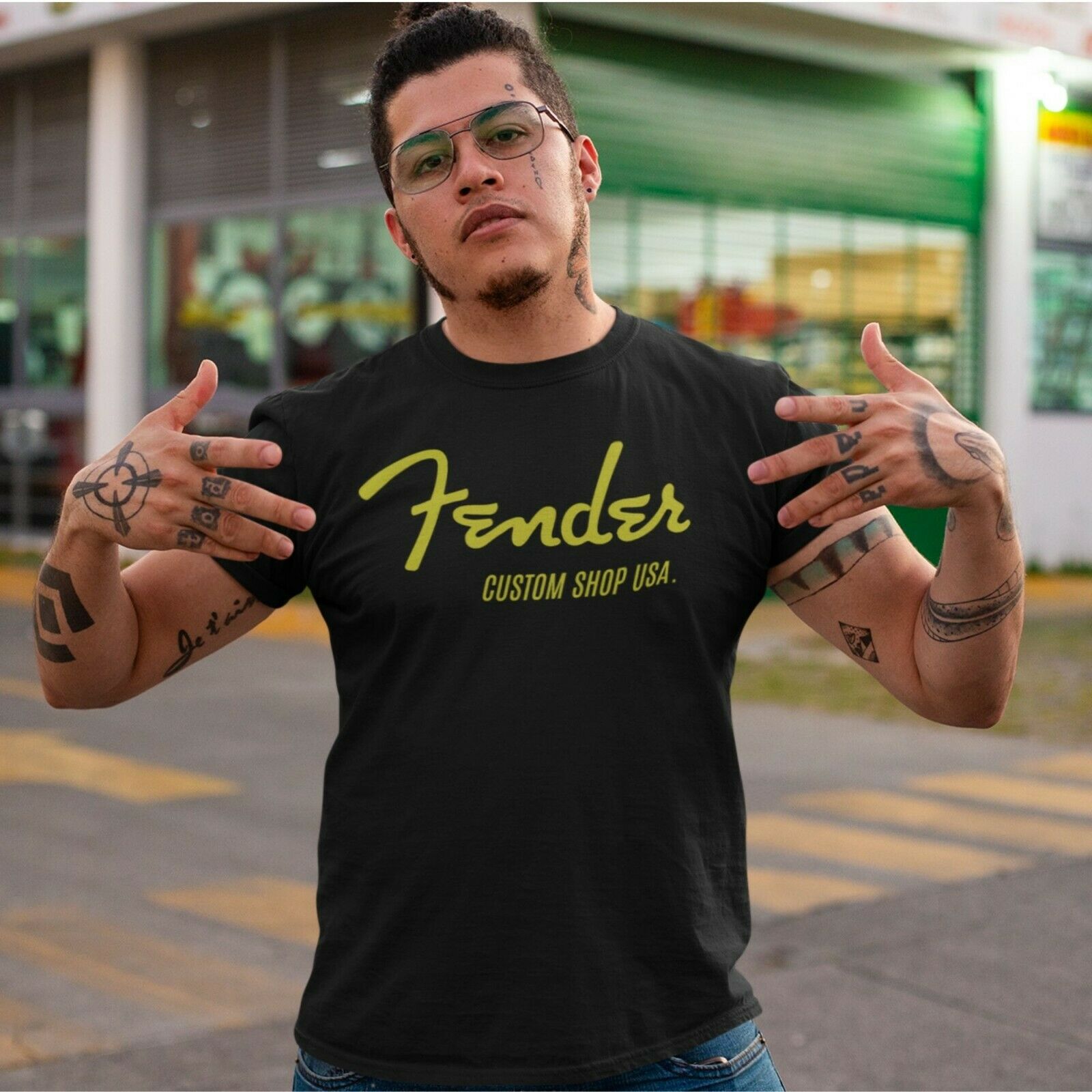 Fender Guitar Custom Shop Usa Logo 