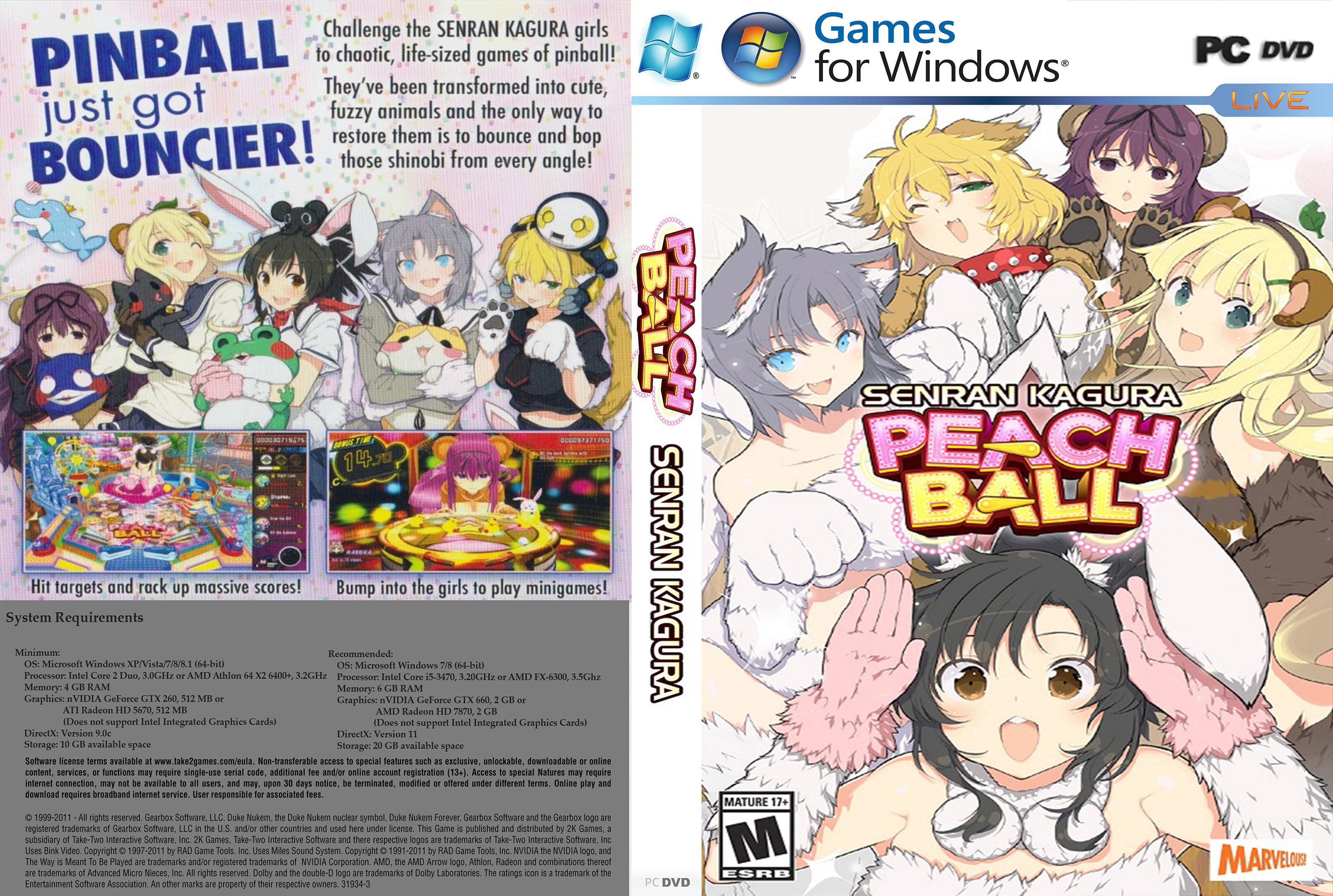 Senran Kagura Peach Ball: Bump 'n' Bounce