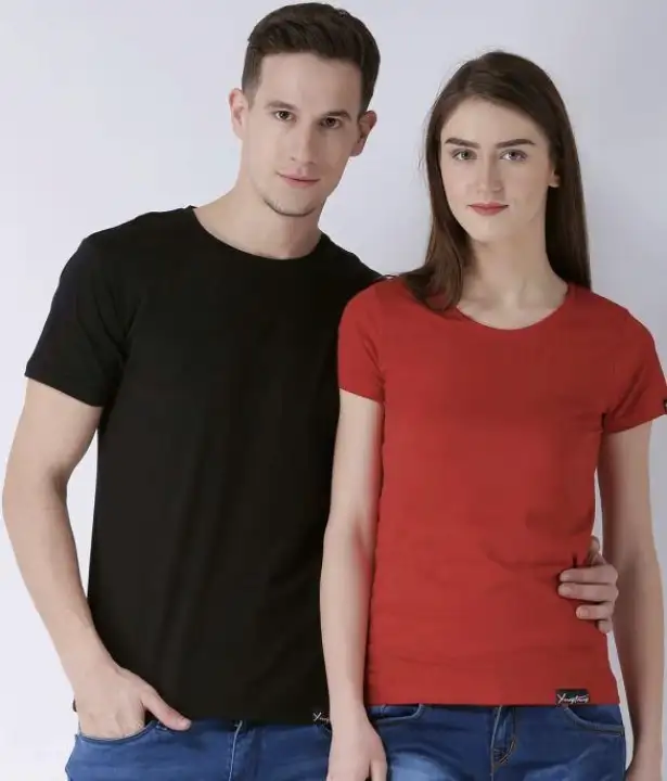 couple t shirt plain