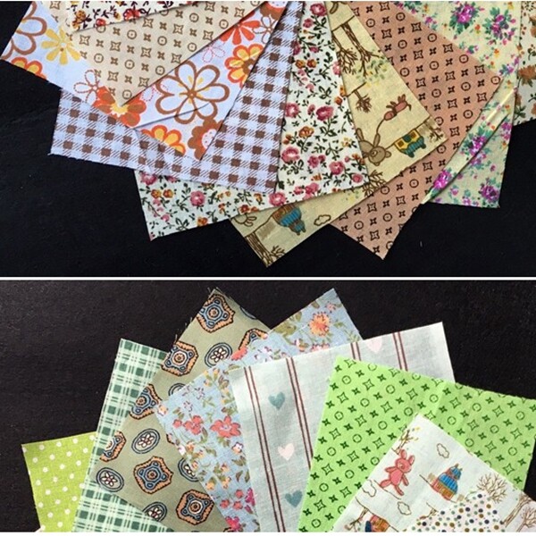 DIY quilting Patch 60pcs 10cmx10cm charm pack cotton fabric patchwork bundle fabrics cloth sewing
