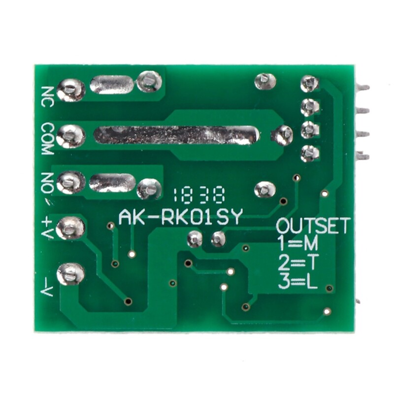 433 Mhz Wireless Remote Control Switch DC 12V 1CH relay 433Mhz Receiver Module For learning code Transmitter Remote