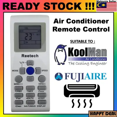 KOOLMAN/FUJIAIRE Air Cond Aircon Aircond Remote Control Replacement