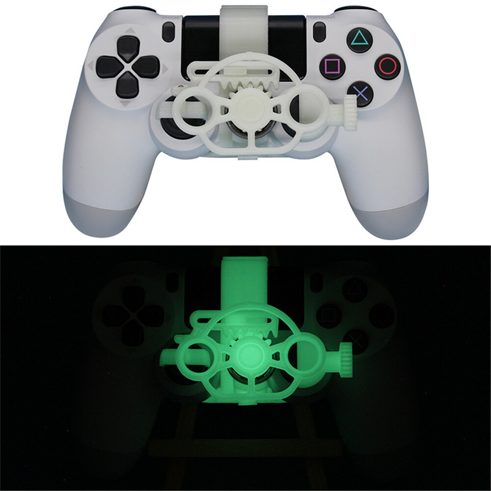 For PS4 Controller Racing Games Mini Steering 3D Printing Wheel Auxiliary Controller Game Joystick Simulator Gamepad