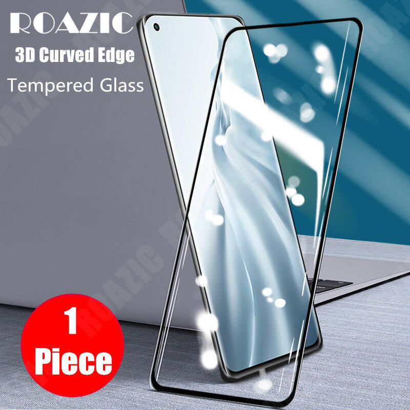 ROAZIC For Xiaomi Mi 11 5G Screen Protector [1 Piece] 9H Hardness Glass 3D Full Cover Curved Edge Protective Film