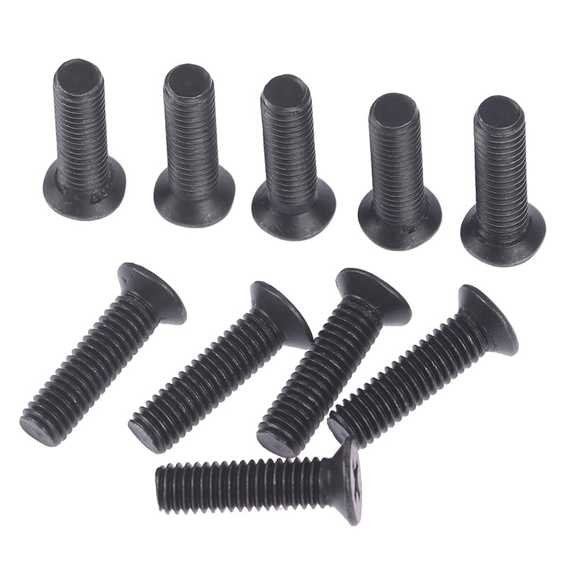 Fulai 10Pcs Fixing Screw M6*22 Left Hand Thread for 1/2''UNF Drill Chuck Shank Adapter