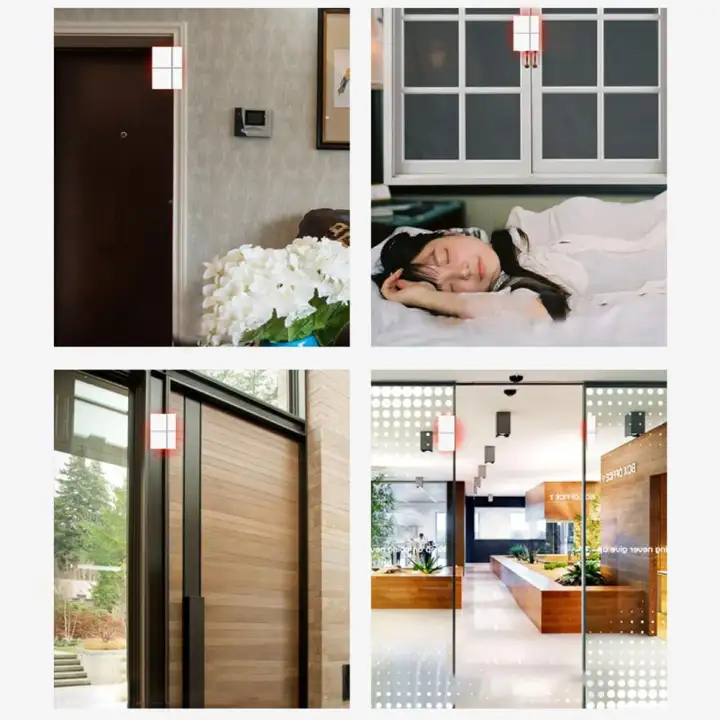Smart Door Windows Sensor Wifi Door Open Alarm Phone App Alert For
