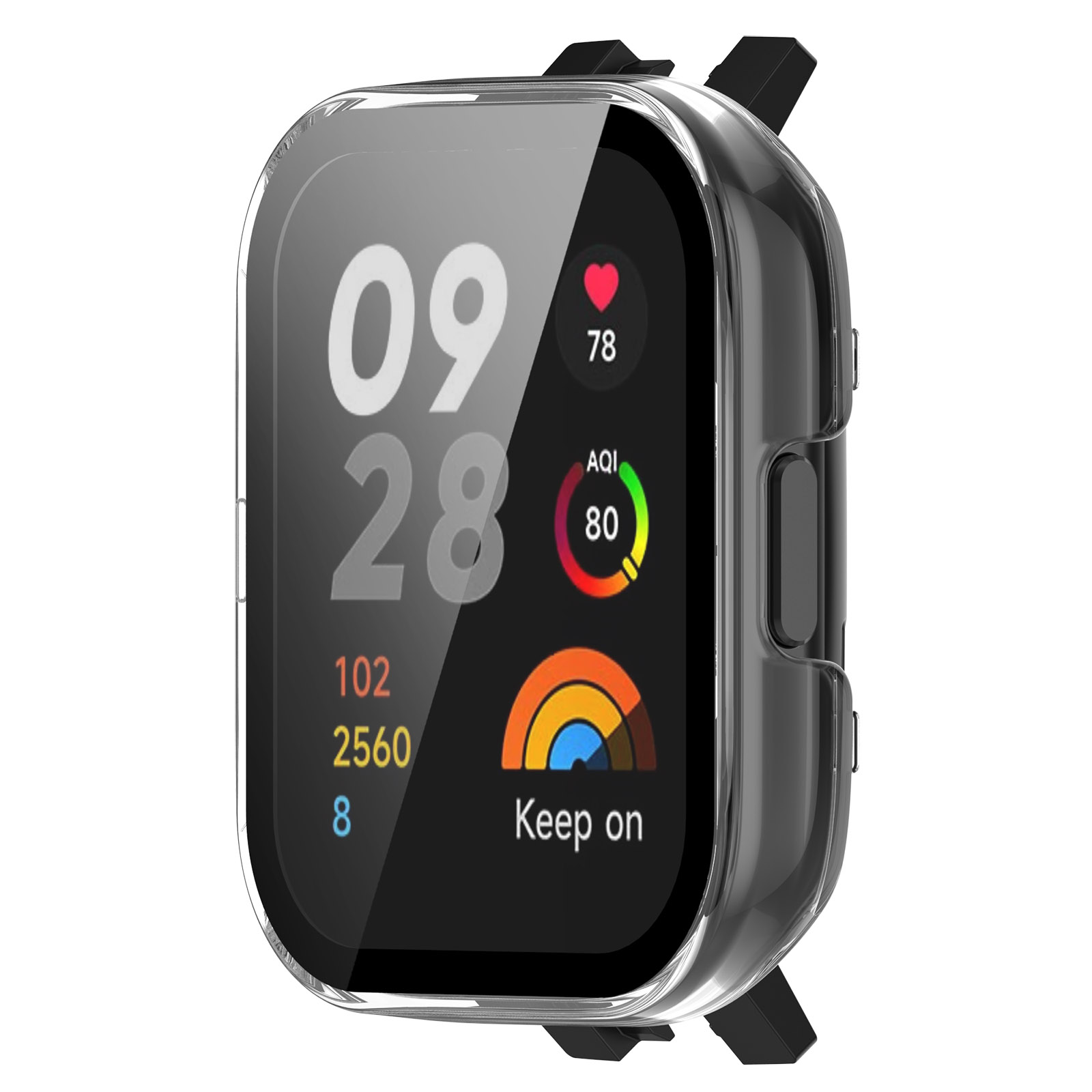 Ốp PC Cứng Vỏ Bảo Vệ Miếng Dán Màn Hình Kính Cường Lực Cho Redmi Watch 2 Lite 3 / Mi Watch Lite 1 2
