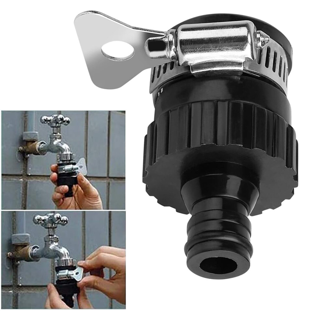 Universal Tap Connector Adapter Hose Pipe Fitting For Kitchen Gardening 