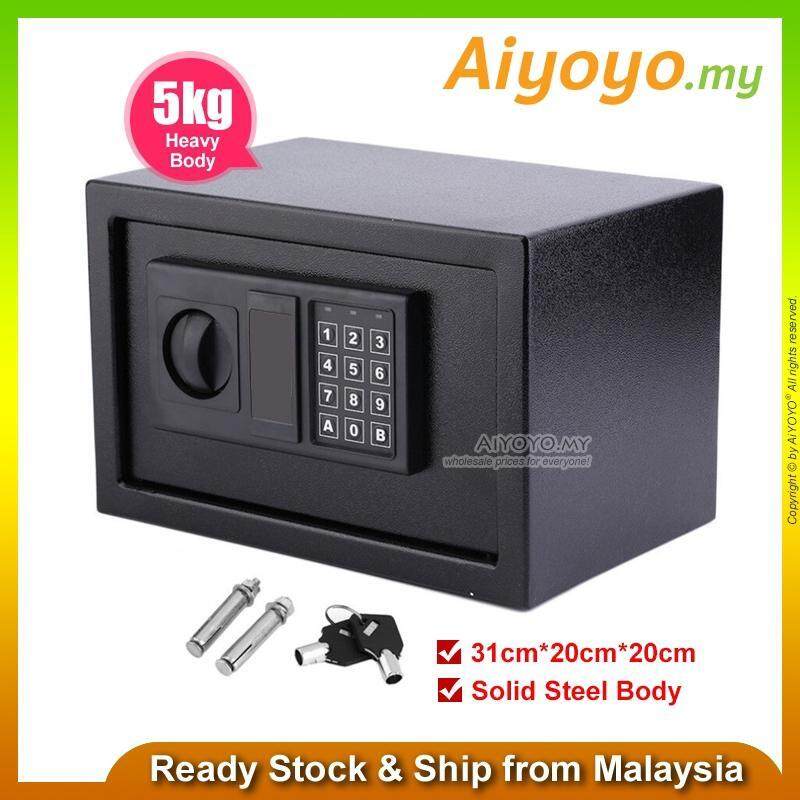 5Kg Digital Electronic Safety Box Safe Box E20Ek Burglary Anti-Theft Box Keypad Coded Lock Home Office Hotel Personal Cash Jewelry Deposit Documents Fire Drill Resistant