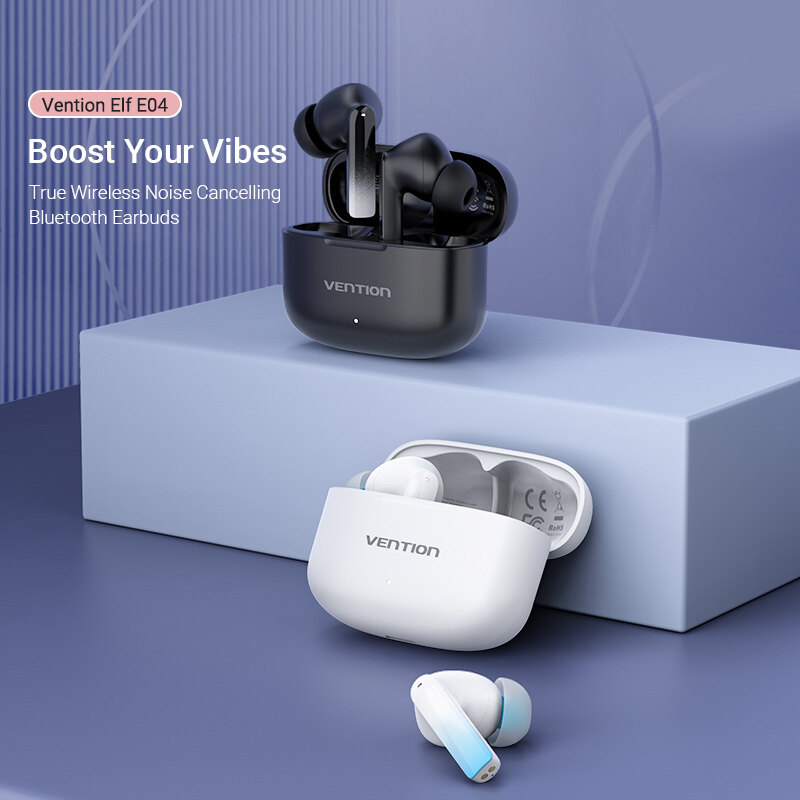 [【Cleareanace Price】Vention TWS Bluetooth 5.3 Earphone Environmental Noise Cancellation Wireless Earphone with Mic Support Call Video Android Universal Earbuds,Vention TWS Bluetooth 5.3 Earphone Environmental Noise Cancellation Wireless Earphone with Mic Support Call Video Android Universal Earbuds,]