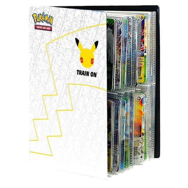 240Pcs Pokemon 25Th Anniversary Celebration Card Album Book Game Holder Binder VMAX Collection Kids Toys Gift