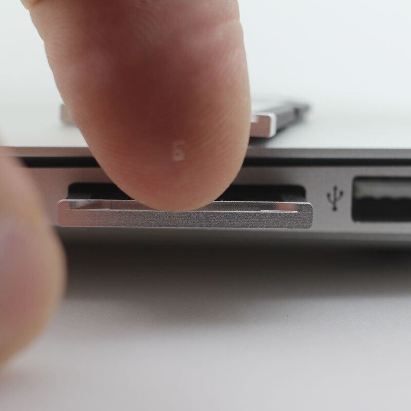 BASEQI Memory Card Reader For Macbook Air 13'' Model 103A Aluminum Minidrive Micro SD Card Adapter