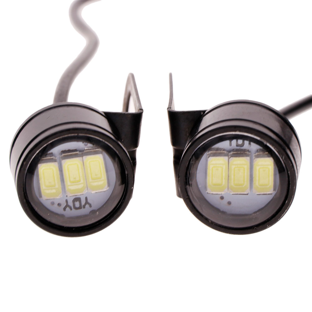 2 chiếc Đèn Sương Mù LED Trắng Xe Máy Tay Cầm Đèn Trợ Sáng Đèn Pha Đèn Lái