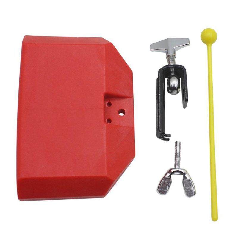 Đầu Liên Quan Đến Bộ Gõ Trống Chuông Khối Cowbell Mountable Vồ Nhạc Cụ Phụ Kiện Đỏ