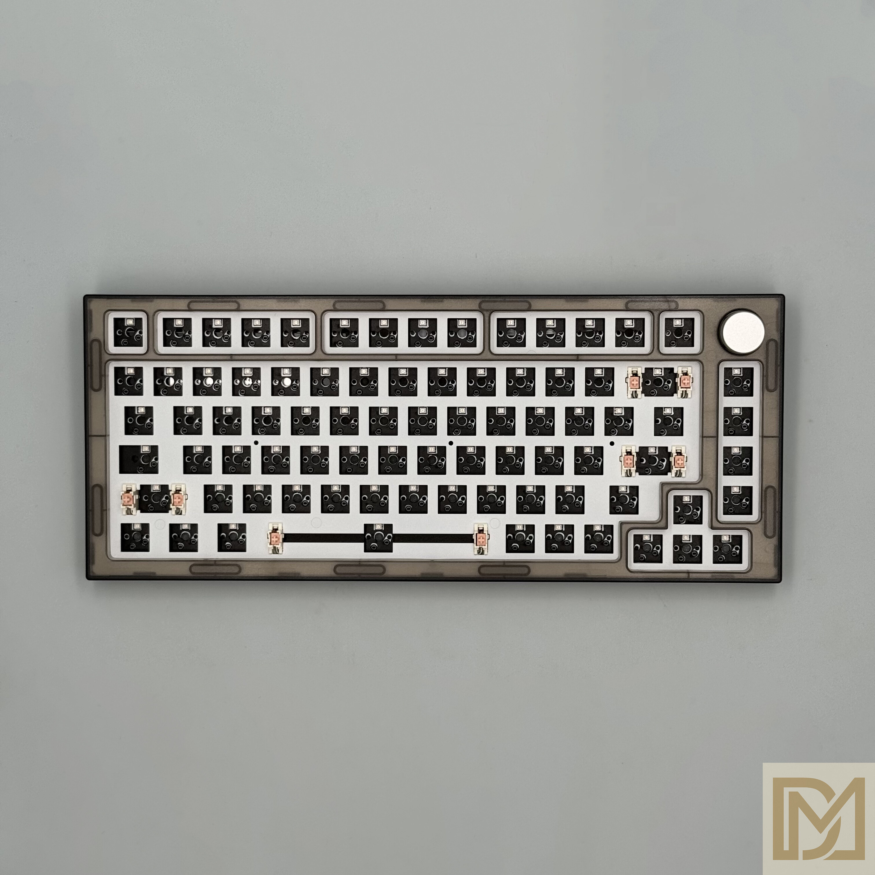 Next time 75 keyboard kit 75 barebone gasket mount rgb knob 3 modes