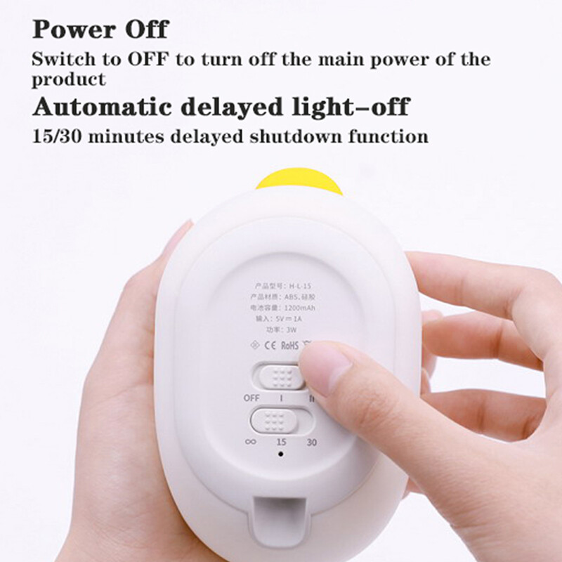 HONG Ready Stock Cute Night Light Silicone Soft Touch Sensor Animal ...