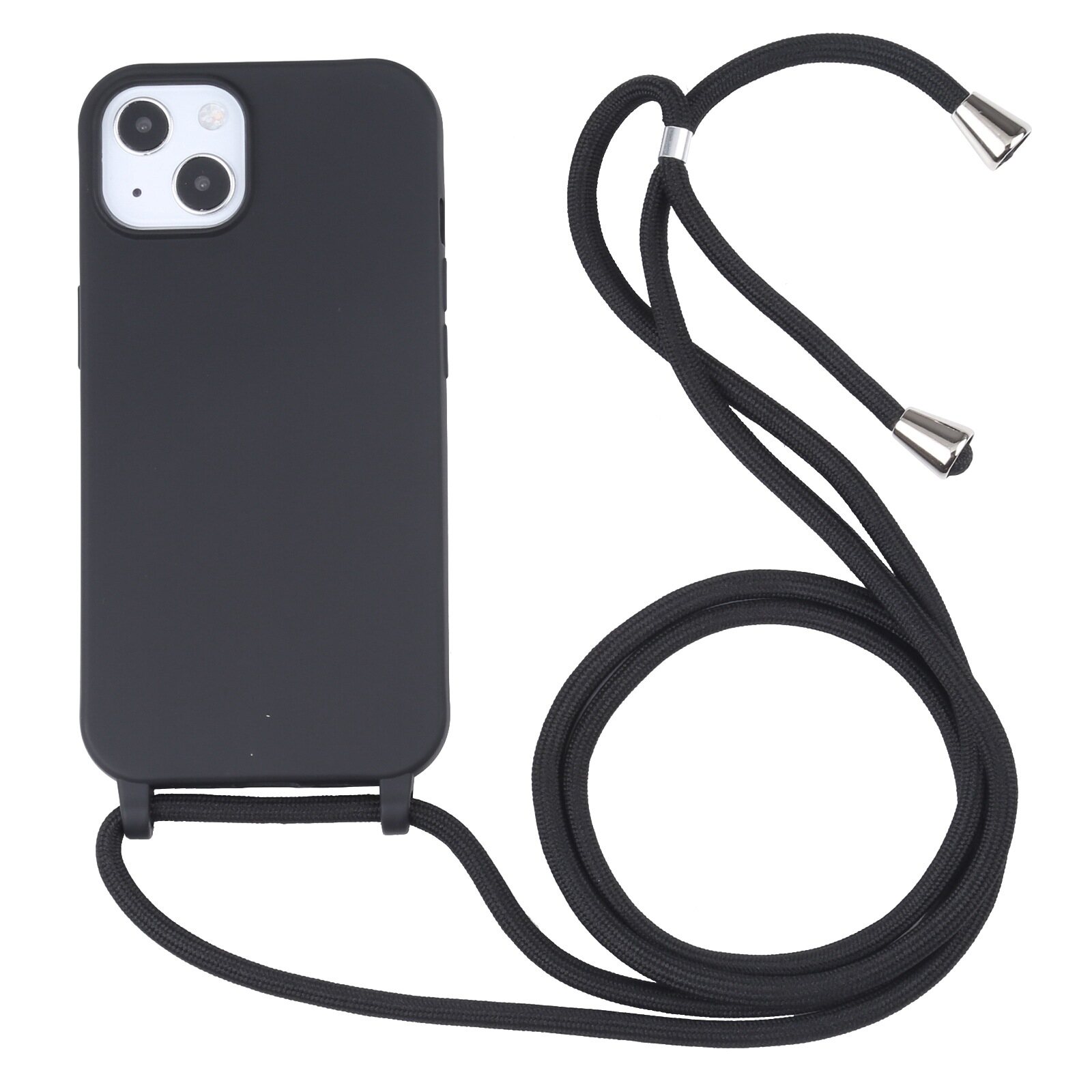 Shockproof silicone case for apple iphone 13 pro max mini 11 /iphone 12 pro max xs max xr 7 8 plus case lanyard neck strap string phone cover iphone case