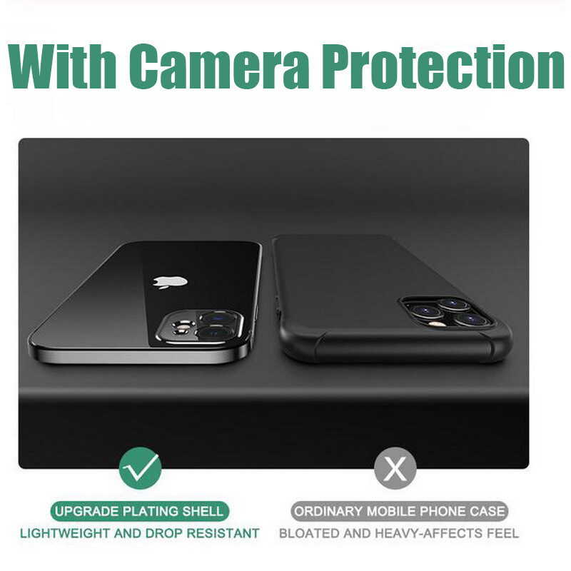 Ốp mạ gọng vuông cổ điển sang trọng cho iPhone 16 Pro Max 15 Pro Max 14 Pro Max 13 Pro max 11 Pro Max 12pro Max SE 2020 iPhone x XR XS Max 7 8 Plus 14 15 16 Plus Ốp vỏ lưng trong suốt mềm