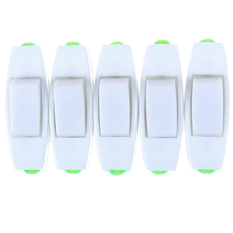5 cái công tắc mở tắt ac 110v 220v 6a on/off đèn bàn chuyển đổi