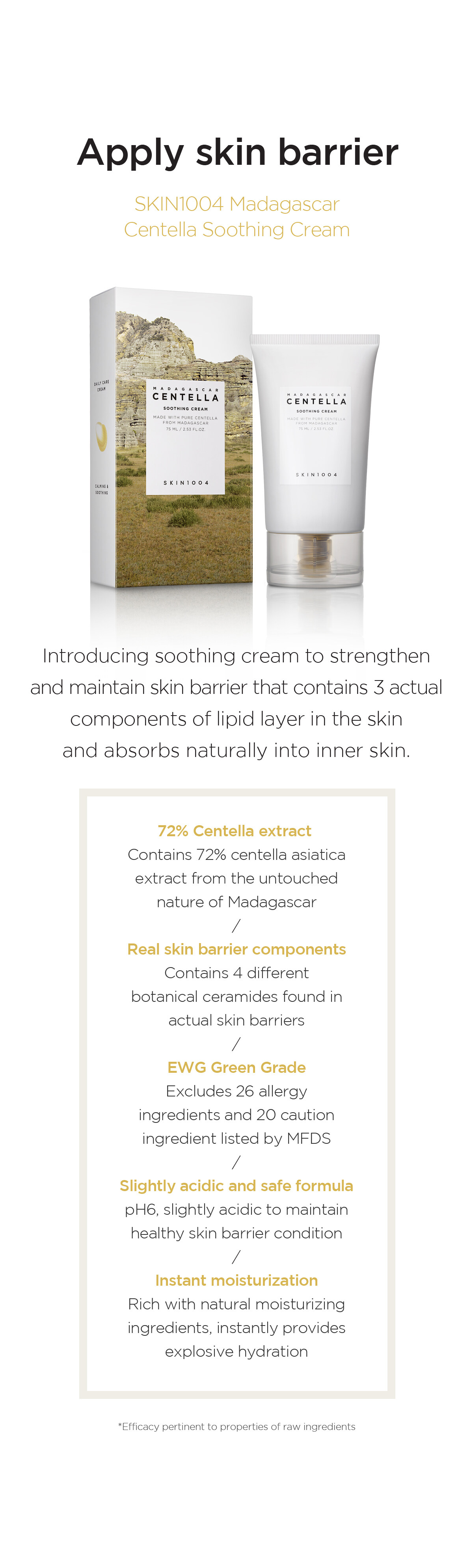 Skin1004 Madagascar Centella Soothing Cream (30ml / 75ml) | Lazada