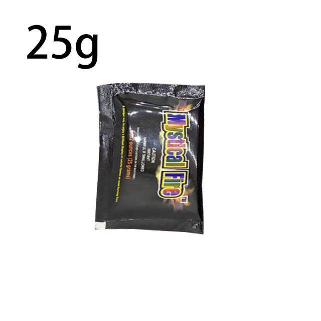 Caoshs☃ﺴ 10g/15g/25g Magic Fire Colorful Flames Powder Bonfire Sachets Pyrotechnics Magic Trick Outdoor Camping Hiking Survival Tools Hot