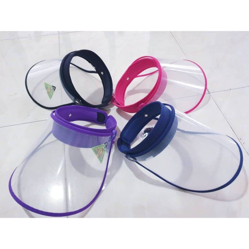 Safety Protective Face Shield Flip Visor Anti-virus Droplets Hat Anti-dust Anti-fog Hat Facial free size