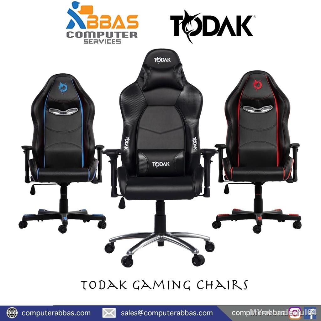 Todak Alpha Gaming Chair Ready Stock Premium Standard Red Standard Blue Lazada