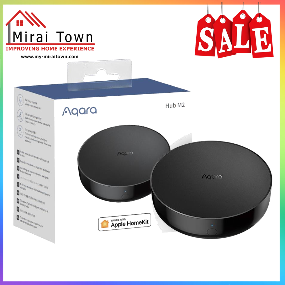 Aqara Temperature and Humidity Sensor Plus Aqara Hub M2, Zigbee