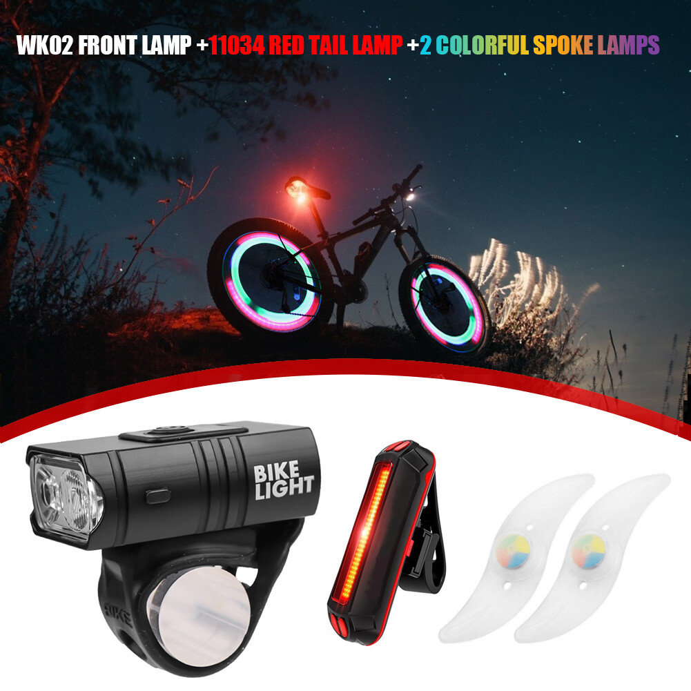 T6 LED Bicycle Light 10W 800LM 6 Modes USB Rechargeable MTB Front Lamp